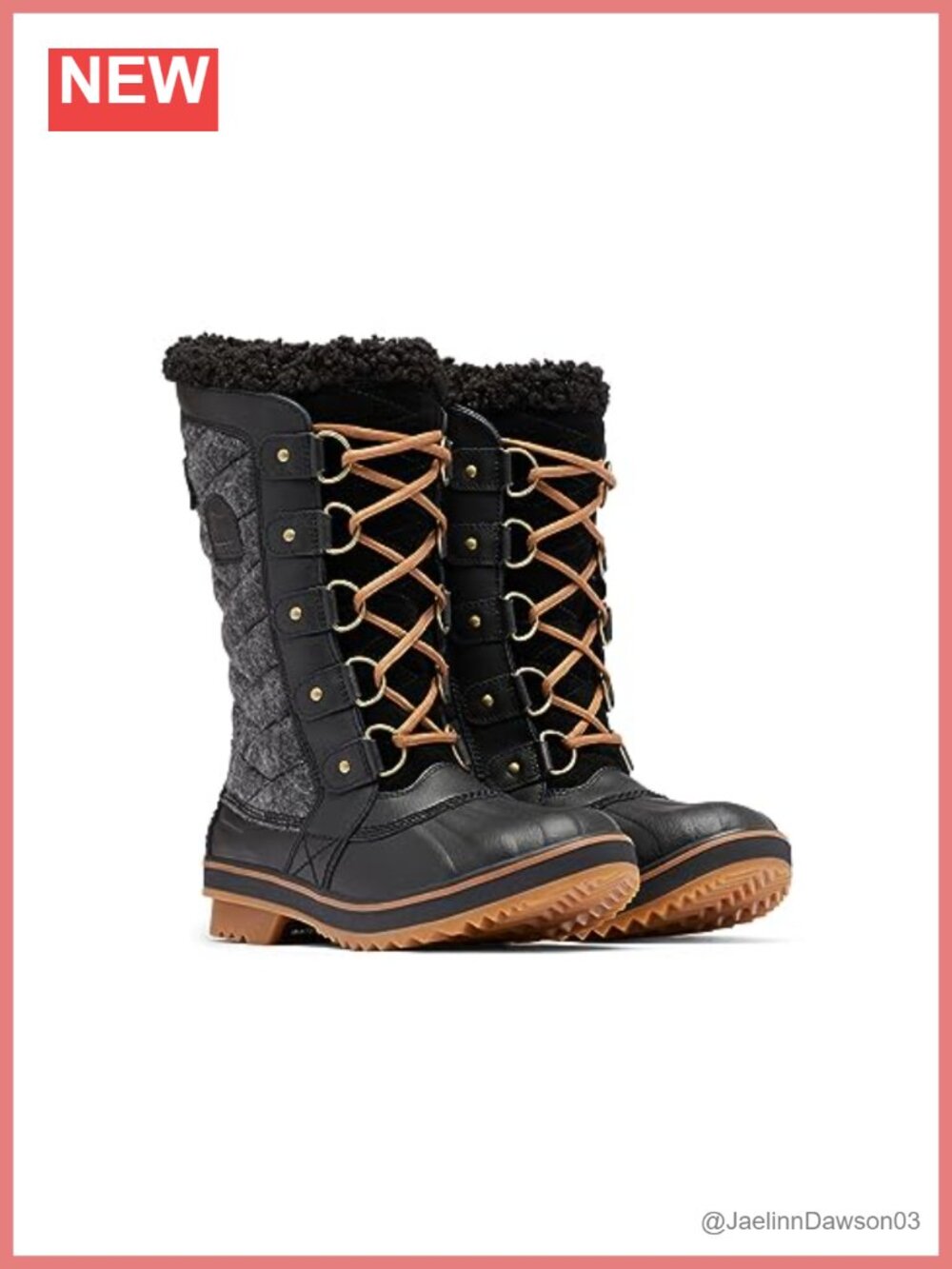 Women's Sorel Tofino II Waterproof Lace Up Winter Snow Boots Leather and Felt